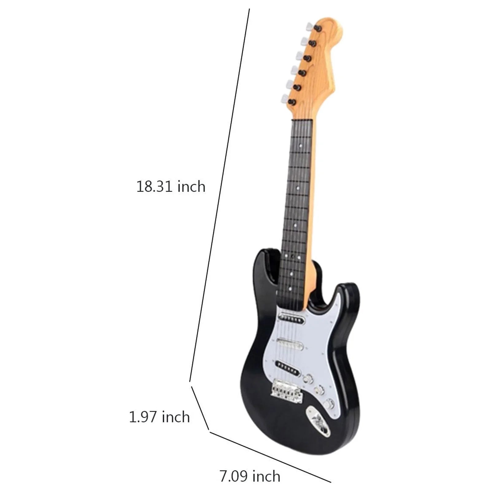 Adjustable Toy Musical Instruments, Plastic Black, 7.09" X 1.97" X 18.31"