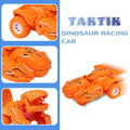 Taotanxi Transforming Dinosaur LED Car Dinosaur Toys for Kids 3-5-7 Pull Back Dino Race Car Toy Cars Christmas Birthday Gifts for Toddlers Boys Girls