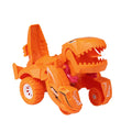 Taotanxi Transforming Dinosaur LED Car Dinosaur Toys for Kids 3-5-7 Pull Back Dino Race Car Toy Cars Christmas Birthday Gifts for Toddlers Boys Girls