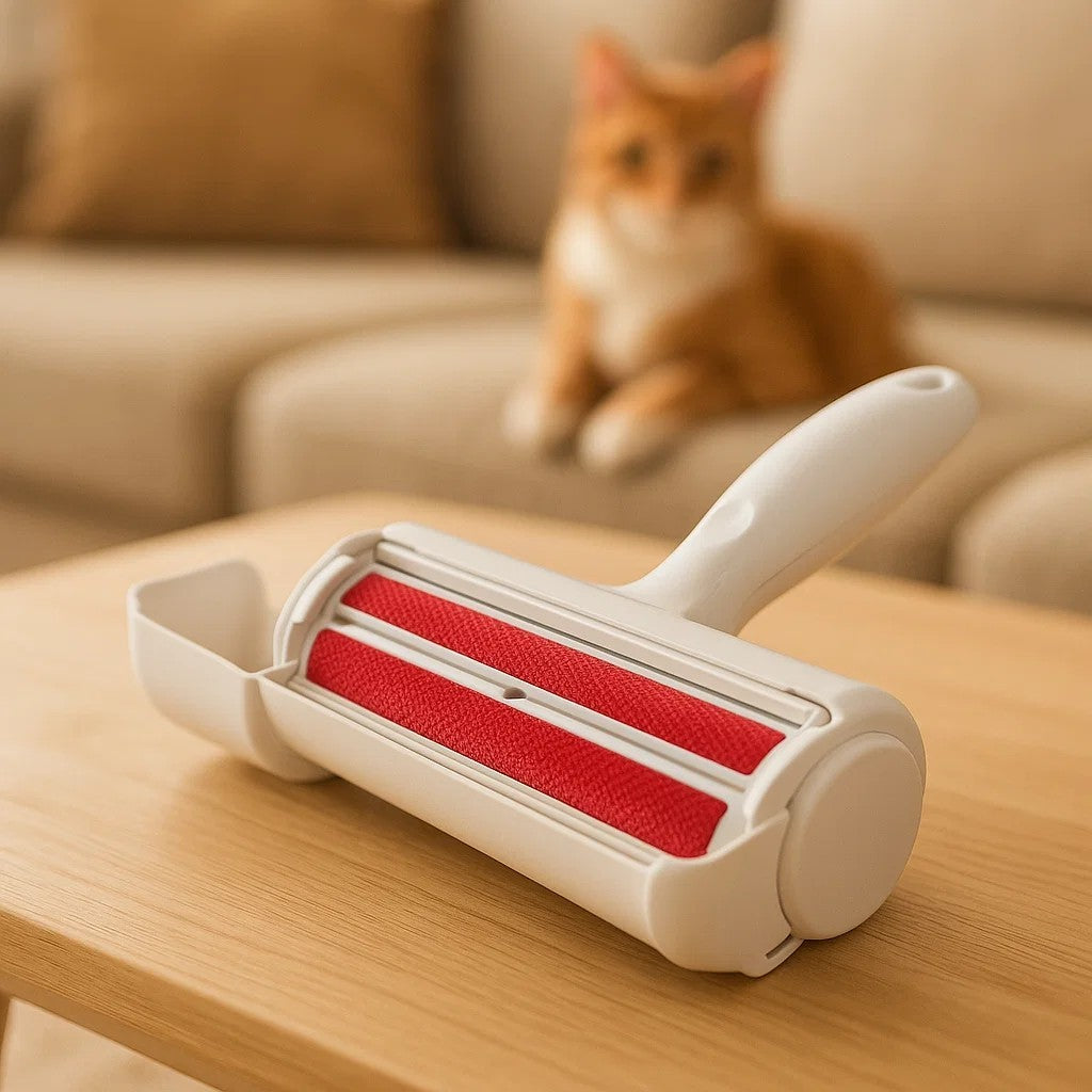 Pet Hair Remover Lint Roller for Dog Cat Fur – Eco-Friendly Reusable (Pack of 2)