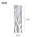 Tree Branches 3D Mirror Wall Sticker, Self Adhesive Acrylic Mirror Art Mural Decals