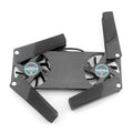 USB Powered Laptop Cooling Pad with Double 60Mm Fans Notebook Cooler Notebook Cooling Pad for Notebook Laptop PC Computer