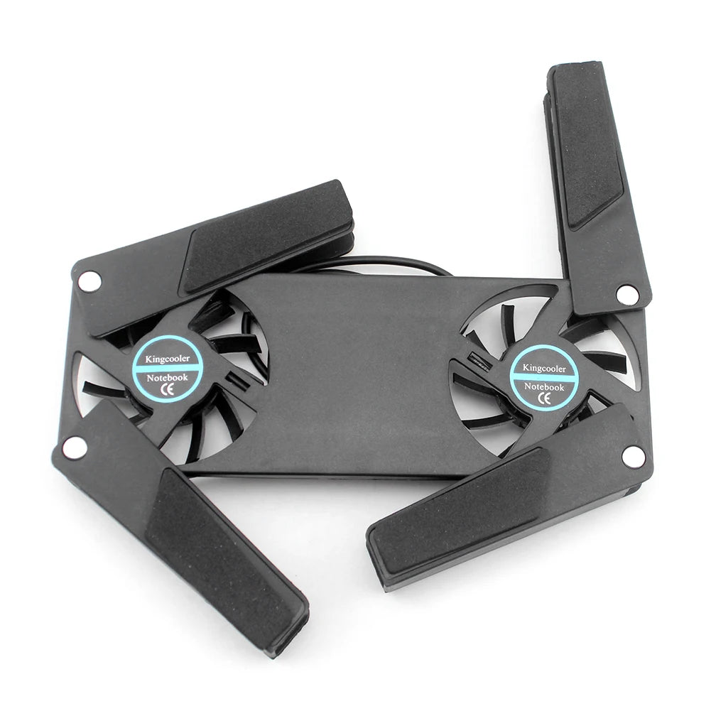 USB Powered Laptop Cooling Pad with Double 60Mm Fans Notebook Cooler Notebook Cooling Pad for Notebook Laptop PC Computer