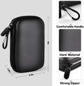 Case Compatible with Samsung T7/ T7 Touch Portable SSD 1TB 2TB 500GB USB 3.2 External Solid State Drive, Travel Carrying Case