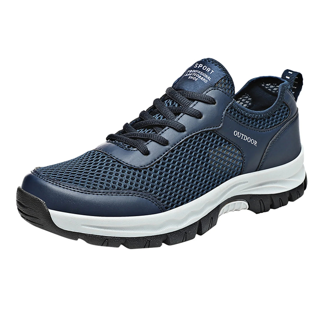 Cushion Casual Mens Shoes Blue 45