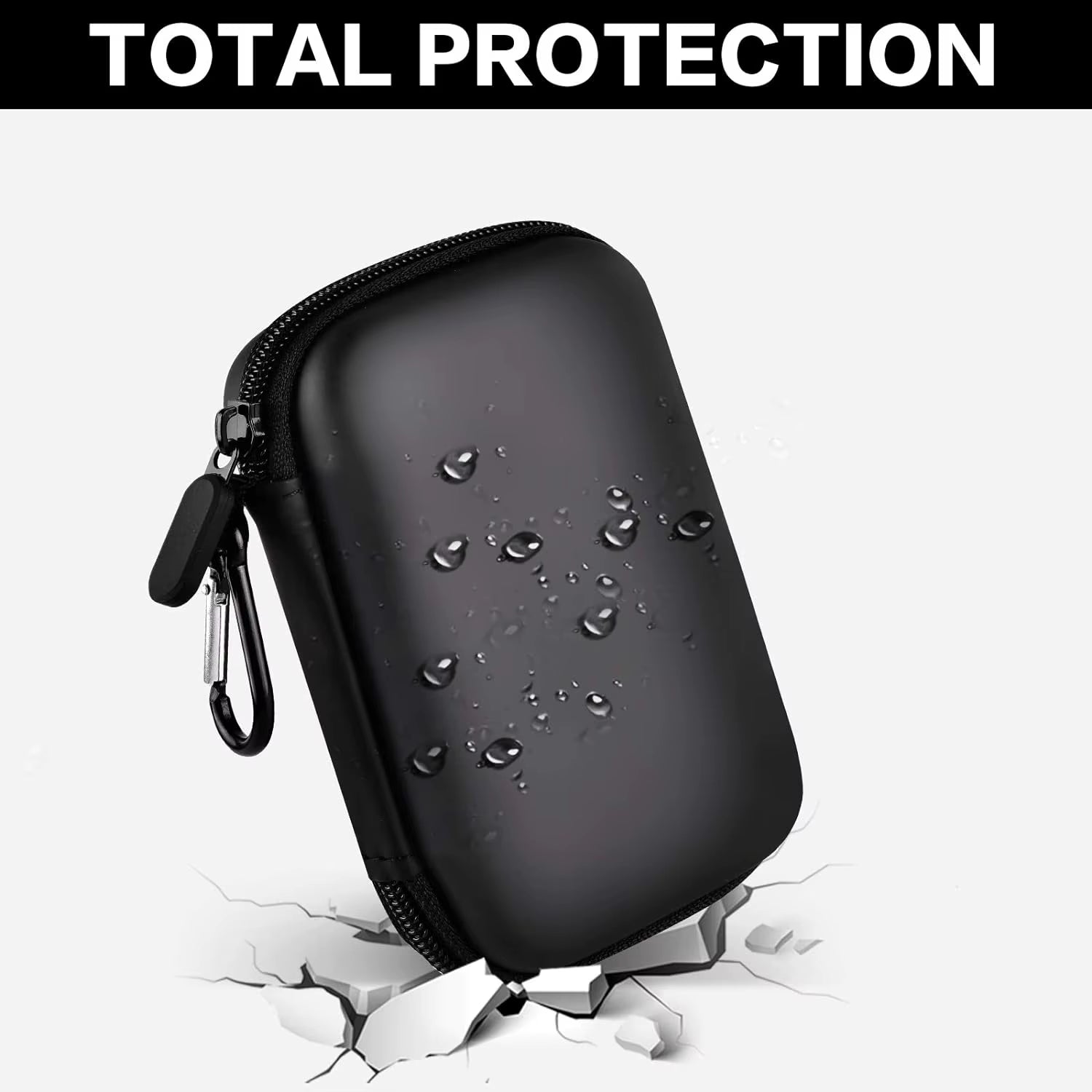 Case Compatible with Samsung T7/ T7 Touch Portable SSD 1TB 2TB 500GB USB 3.2 External Solid State Drive, Travel Carrying Case