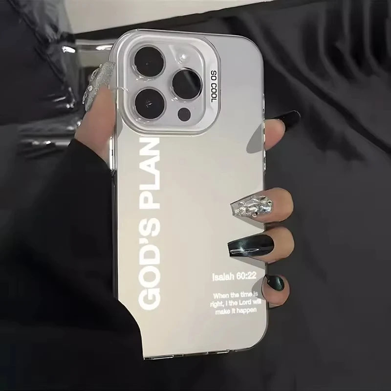 Christian Aesthetic Phone Case for Iphone 16 15 14 13 12 11 Pro Max X XR XS 8 7 plus Mini SE 2020 2022 Mobile Case