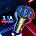 4 Ports USB Car Charger Phone Charger Adapter